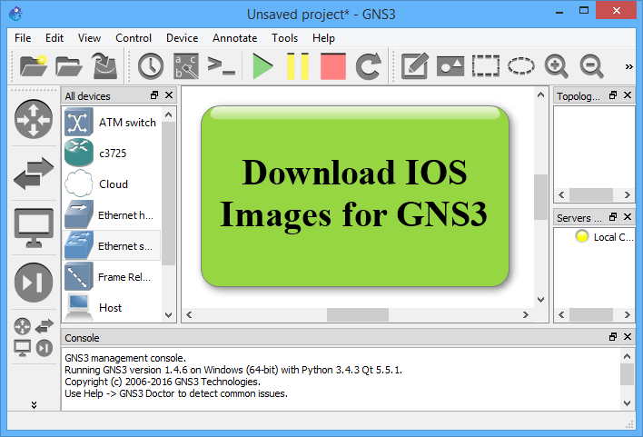 download cisco router ios image gns3 lab
